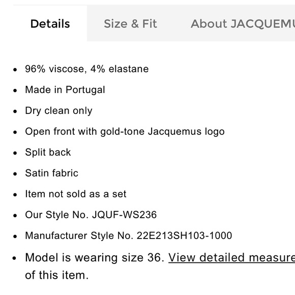 Jacquemus satin top - Picture 5 of 10